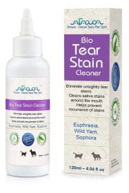 Tear Stain Remover Eye Stain Cleaner for Dogs and Cats Natural Ingredients 26 Dead Sea Minerals