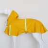 large and small dog raincoat cloak type reflective strip pet raincoat windproof rainproof dog hooded raincoat