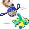 Dog Soccer Ball Interactive Pet Toys Foldable Ball Molar Toy Outdoor Training Ball for Puppy Dog Chew Dog Accessories